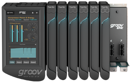 groov EPIC with power monitoring modules and groov View HMI