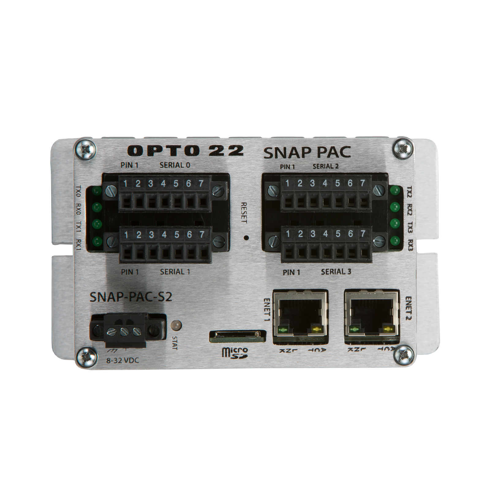 Opto22 - SNAP-PAC-S2 - SNAP PAC S-series Programmable Automation Controller  with Four Serial Ports