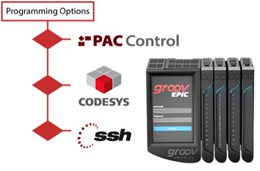 groov EPIC's three options for control programming