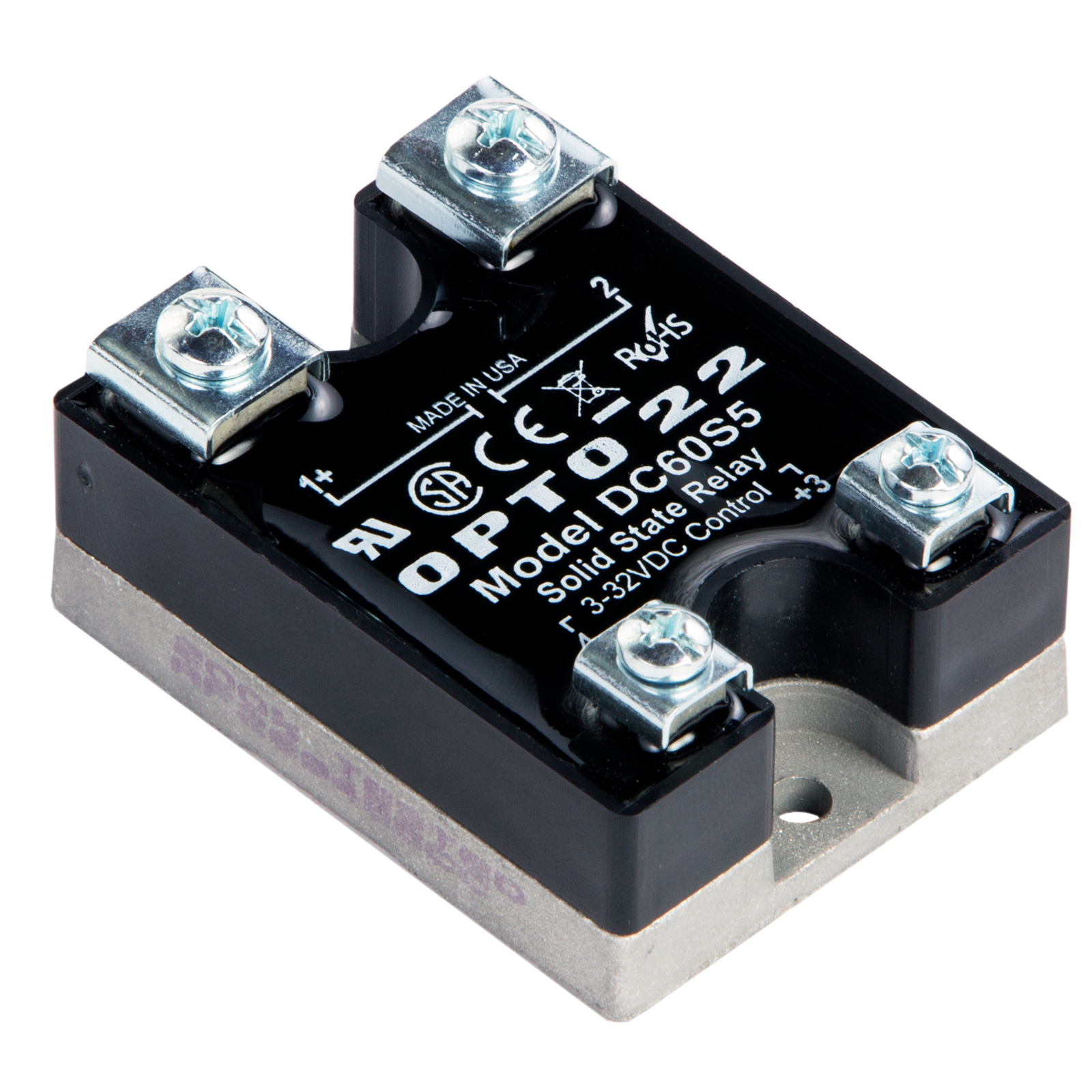 Opto22 - DC60S5 - 60 VDC, 5 Amp, DC Control Solid State ... ssr wiring 